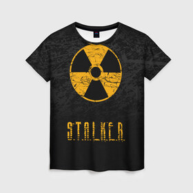 Женская футболка 3D с принтом S.T.A.L.K.E.R. , 100% полиэфир ( синтетическое хлопкоподобное полотно) | прямой крой, круглый вырез горловины, длина до линии бедер | anomaly | bandit | chernobyl | logo | pripyat | shadow of chernobyl | stalker | stalker 2 | zone | аномалия | бандиты | зона | лого | меченый | припять | сталкер | сталкер 2 | тени чернобыля | чернобыль | чистое небо