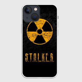 Чехол для iPhone 13 mini с принтом S.T.A.L.K.E.R. ,  |  | anomaly | bandit | chernobyl | logo | pripyat | shadow of chernobyl | stalker | stalker 2 | zone | аномалия | бандиты | зона | лого | меченый | припять | сталкер | сталкер 2 | тени чернобыля | чернобыль | чистое небо