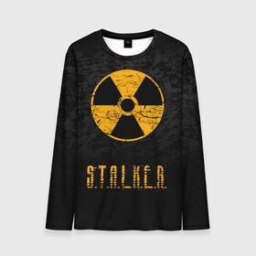 Мужской лонгслив 3D с принтом S.T.A.L.K.E.R. , 100% полиэстер | длинные рукава, круглый вырез горловины, полуприлегающий силуэт | Тематика изображения на принте: anomaly | bandit | chernobyl | logo | pripyat | shadow of chernobyl | stalker | stalker 2 | zone | аномалия | бандиты | зона | лого | меченый | припять | сталкер | сталкер 2 | тени чернобыля | чернобыль | чистое небо
