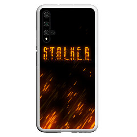 Чехол для Honor 20 с принтом S T A L K E R , Силикон | Область печати: задняя сторона чехла, без боковых панелей | Тематика изображения на принте: anomaly | bandit | chernobyl | logo | pripyat | shadow of chernobyl | stalker | stalker 2 | zone | аномалия | бандиты | зона | лого | меченый | припять | сталкер | сталкер 2 | тени чернобыля | чернобыль | чистое небо