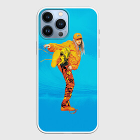 Чехол для iPhone 13 Pro Max с принтом Ocean Billie ,  |  | Тематика изображения на принте: billie eilish | lovely | music | ocean eyes | pop | билли айлиш | девушка | музыка | океан | поп | эйлиш | элиш