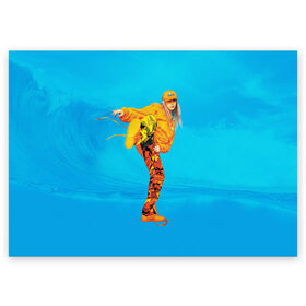 Поздравительная открытка с принтом Ocean Billie , 100% бумага | плотность бумаги 280 г/м2, матовая, на обратной стороне линовка и место для марки
 | billie eilish | lovely | music | ocean eyes | pop | билли айлиш | девушка | музыка | океан | поп | эйлиш | элиш