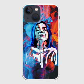 Чехол для iPhone 13 mini с принтом Billie Eilish Smoke ,  |  | billie eilish | lovely | music | ocean eyes | pop | билли айлиш | девушка | музыка | океан | поп | эйлиш | элиш