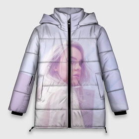 Женская зимняя куртка 3D с принтом Pink Billie Eilish , верх — 100% полиэстер; подкладка — 100% полиэстер; утеплитель — 100% полиэстер | длина ниже бедра, силуэт Оверсайз. Есть воротник-стойка, отстегивающийся капюшон и ветрозащитная планка. 

Боковые карманы с листочкой на кнопках и внутренний карман на молнии | Тематика изображения на принте: billie eilish | lovely | music | ocean eyes | pop | билли айлиш | девушка | музыка | океан | поп | эйлиш | элиш