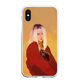 Чехол для iPhone XS Max матовый с принтом Billie Eilish Sun , Силикон | Область печати: задняя сторона чехла, без боковых панелей | billie eilish | lovely | music | ocean eyes | pop | билли айлиш | девушка | музыка | океан | поп | эйлиш | элиш