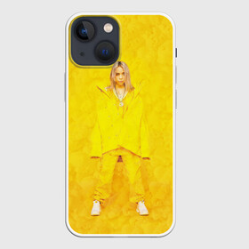 Чехол для iPhone 13 mini с принтом Yellow Billie ,  |  | Тематика изображения на принте: billie eilish | lovely | music | ocean eyes | pop | билли айлиш | девушка | музыка | океан | поп | эйлиш | элиш