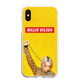 Чехол для iPhone XS Max матовый с принтом Billie Eilish , Силикон | Область печати: задняя сторона чехла, без боковых панелей | billie eilish | lovely | music | ocean eyes | pop | билли айлиш | девушка | музыка | океан | поп | эйлиш | элиш