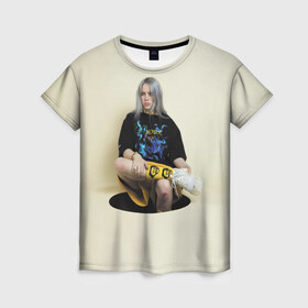 Женская футболка 3D с принтом Hole , 100% полиэфир ( синтетическое хлопкоподобное полотно) | прямой крой, круглый вырез горловины, длина до линии бедер | billie eilish | lovely | music | ocean eyes | pop | билли айлиш | девушка | музыка | океан | поп | эйлиш | элиш