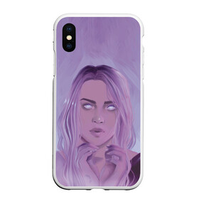 Чехол для iPhone XS Max матовый с принтом Billie Eilish Heart , Силикон | Область печати: задняя сторона чехла, без боковых панелей | billie eilish | lovely | music | ocean eyes | pop | билли айлиш | девушка | музыка | океан | поп | эйлиш | элиш