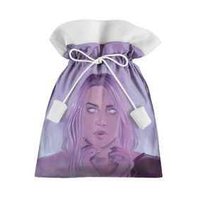 Подарочный 3D мешок с принтом Billie Eilish Heart , 100% полиэстер | Размер: 29*39 см | billie eilish | lovely | music | ocean eyes | pop | билли айлиш | девушка | музыка | океан | поп | эйлиш | элиш