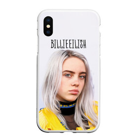 Чехол для iPhone XS Max матовый с принтом BillieEilish , Силикон | Область печати: задняя сторона чехла, без боковых панелей | billie eilish | lovely | music | ocean eyes | pop | билли айлиш | девушка | музыка | океан | поп | эйлиш | элиш