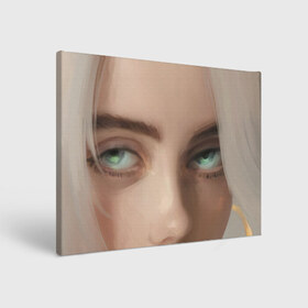 Холст прямоугольный с принтом Ocean Eyes , 100% ПВХ |  | Тематика изображения на принте: billie eilish | lovely | music | ocean eyes | pop | билли айлиш | девушка | музыка | океан | поп | эйлиш | элиш