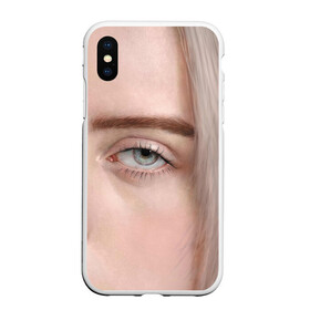 Чехол для iPhone XS Max матовый с принтом Ocean Eyes , Силикон | Область печати: задняя сторона чехла, без боковых панелей | billie eilish | lovely | music | ocean eyes | pop | билли айлиш | девушка | музыка | океан | поп | эйлиш | элиш