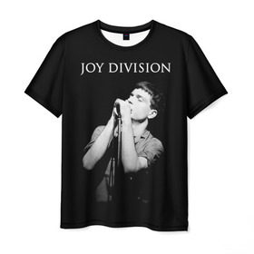 Мужская футболка 3D с принтом Joy Division , 100% полиэфир | прямой крой, круглый вырез горловины, длина до линии бедер | ian curtis | joy division | joy division unknown pleasures | love will tear us apart | группы | иэн кёртис | пост панк | рок