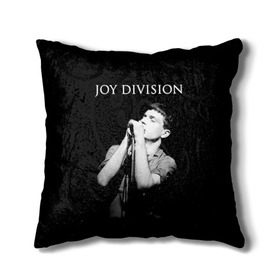 Подушка 3D с принтом Joy Division , наволочка – 100% полиэстер, наполнитель – холлофайбер (легкий наполнитель, не вызывает аллергию). | состоит из подушки и наволочки. Наволочка на молнии, легко снимается для стирки | Тематика изображения на принте: ian curtis | joy division | joy division unknown pleasures | love will tear us apart | группы | иэн кёртис | пост панк | рок