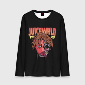 Мужской лонгслив 3D с принтом Juice WRLD , 100% полиэстер | длинные рукава, круглый вырез горловины, полуприлегающий силуэт | dreams | jucie | juice | lucid | rap | world | wrld | американский | ворлд | врлд | джус | реп | репер | рэп | рэпер