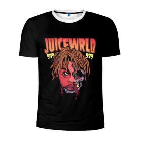 Мужская футболка 3D спортивная с принтом Juice WRLD , 100% полиэстер с улучшенными характеристиками | приталенный силуэт, круглая горловина, широкие плечи, сужается к линии бедра | dreams | jucie | juice | lucid | rap | world | wrld | американский | ворлд | врлд | джус | реп | репер | рэп | рэпер