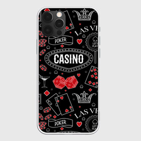 Чехол для iPhone 12 Pro Max с принтом Казино , Силикон |  | casi | азарт | америка | белый | город | графика | давай | игра | играть | игрок | иллюстрация | искусство | казино | картинка | карты | корона | красный | кубики | лас вегас | масти | мода | орнамент | покер