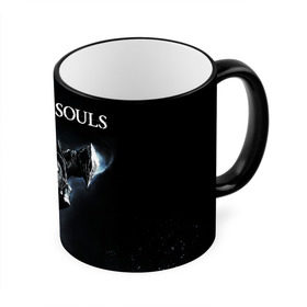 Кружка с принтом Dark Souls , керамика | ёмкость 330 мл | dark souls | games | praise the sun | игры | компьютерные игры | рыцарь | тёмные души