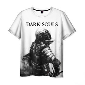 Мужская футболка 3D с принтом Dark Souls , 100% полиэфир | прямой крой, круглый вырез горловины, длина до линии бедер | dark souls | games | praise the sun | игры | компьютерные игры | рыцарь | тёмные души