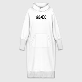 Платье удлиненное хлопок с принтом AC DC ,  |  | ac dc | blues rock | hard rock
