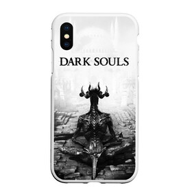 Чехол для iPhone XS Max матовый с принтом Dark Souls , Силикон | Область печати: задняя сторона чехла, без боковых панелей | dark souls | games | praise the sun | игры | компьютерные игры | рыцарь | тёмные души