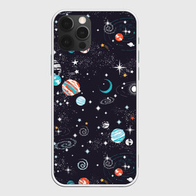 Чехол для iPhone 12 Pro Max с принтом Космос , Силикон |  | Тематика изображения на принте: comets | infinity | planets | sky | sp | space | stars | universe | бесконечность | вселенная | галактики | графика | звезды | иллюстрация | картинка | кометы | космос | мода | небо | ночь | планеты | рисунок | созвездия | солнце