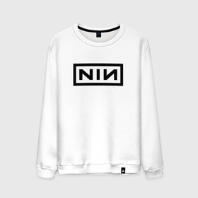 Мужской свитшот хлопок с принтом Nine Inch Nails , 100% хлопок |  | industrial | industrial rock | nine inch nails