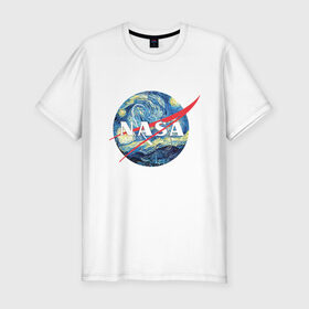 Мужская футболка премиум с принтом NASA , 92% хлопок, 8% лайкра | приталенный силуэт, круглый вырез ворота, длина до линии бедра, короткий рукав | alien | earth | express | futurama | galaxy | moon | nasa | planet | space | star | ufo | world | астронавт | вселенная | гагарин | галактика | звезда | звезды | земля | космонавт | космос | луна | мир | наса | небо | нло | планета | полёт