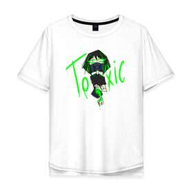 Мужская футболка хлопок Oversize с принтом Toxic , 100% хлопок | свободный крой, круглый ворот, “спинка” длиннее передней части | chemical | girls