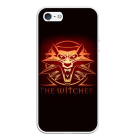 Чехол для iPhone 5/5S матовый с принтом The Witcher , Силикон | Область печати: задняя сторона чехла, без боковых панелей | wild hunt | арбалет | ведьмак 3 | геральт | дикая | магия | охота | сказка | сфера | фэнтези | цири