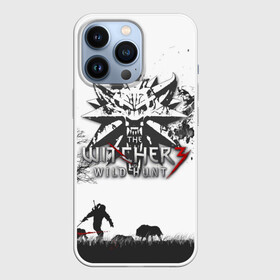 Чехол для iPhone 13 Pro с принтом The Witcher 3: Wild Hunt ,  |  | wild hunt | арбалет | ведьмак 3 | геральт | дикая | магия | охота | сказка | сфера | фэнтези | цири