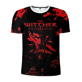 Мужская футболка 3D спортивная с принтом The Witcher 3: Wild Hunt , 100% полиэстер с улучшенными характеристиками | приталенный силуэт, круглая горловина, широкие плечи, сужается к линии бедра | wild hunt | арбалет | ведьмак 3 | геральт | дикая | магия | охота | сказка | сфера | фэнтези | цири