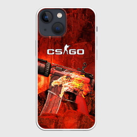 Чехол для iPhone 13 mini с принтом cs:go   Howl(Вой) ,  |  | Тематика изображения на принте: awp | counter strike | cyber sport | game | skin | sport | авп | игры | скин