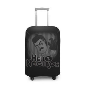Чехол для чемодана 3D с принтом Hello Neighbor , 86% полиэфир, 14% спандекс | двустороннее нанесение принта, прорези для ручек и колес | hello | horror | neighbor | survival | дом | нейбор | паркура | привет | сосед | стратегия | хеллоу