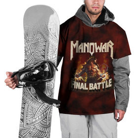 Накидка на куртку 3D с принтом ManowaR final battle , 100% полиэстер |  | adams | demaio | eric | heavy | joey | metal | true | viking | адамс | викинг метал | димайо | метал | мифология | скандинавская | тяжёлый | хамзи | хеви метал