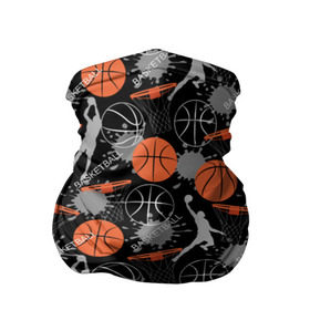 Бандана-труба 3D с принтом Basketball , 100% полиэстер, ткань с особыми свойствами — Activecool | плотность 150‒180 г/м2; хорошо тянется, но сохраняет форму | basket | basketball | баскетбол | баскетбольные | болельщик | бросок | брызги | графика | иллюстрация | капли | картинка | кляксы | кольцо | мода | мячи | надпись | прыжок | рисунок | сетка | сила | скорость