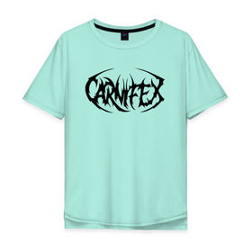 Мужская футболка хлопок Oversize с принтом Carnifex , 100% хлопок | свободный крой, круглый ворот, “спинка” длиннее передней части | Тематика изображения на принте: carnifex | deathcore