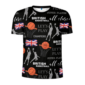 Мужская футболка 3D спортивная с принтом British basketball , 100% полиэстер с улучшенными характеристиками | приталенный силуэт, круглая горловина, широкие плечи, сужается к линии бедра | англия | баскетбол | баскетбольные | болельщик | британия | британский | бросок | графика | держава | игра | иллюстрация | картинка | кольцо | мода | мячи | надпи | прыжок | рисунок | сетка | сила