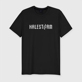 Мужская футболка премиум с принтом Halestorm , 92% хлопок, 8% лайкра | приталенный силуэт, круглый вырез ворота, длина до линии бедра, короткий рукав | Тематика изображения на принте: halestorm | hard rock