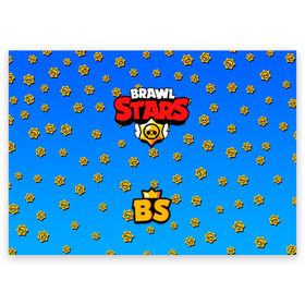 Поздравительная открытка с принтом BRAWL STARS , 100% бумага | плотность бумаги 280 г/м2, матовая, на обратной стороне линовка и место для марки
 | brawl stars | brawl stars сервер | браво старс | игра brawl stars | персонажи brawl stars.
