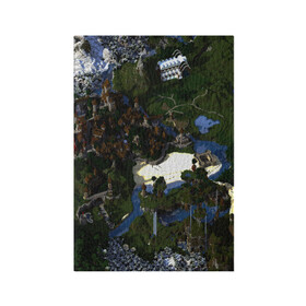 Обложка для паспорта матовая кожа с принтом City Of Minecraft , натуральная матовая кожа | размер 19,3 х 13,7 см; прозрачные пластиковые крепления | blade | blocks | creeper | cubes | game | ken | mine craft | minecraft | mobs | sword | игры | крипер | майн крафт | майнкрафт | моб