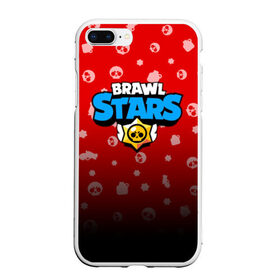 Чехол для iPhone 7Plus/8 Plus матовый с принтом BRAWL STARS , Силикон | Область печати: задняя сторона чехла, без боковых панелей | brawl stars | brawl stars сервер | браво старс | игра brawl stars | персонажи brawl stars.