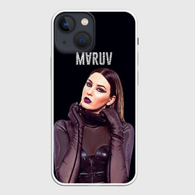 Чехол для iPhone 13 mini с принтом Maruv ,  |  | Тематика изображения на принте: maruv | анна корсунь | марув | певица