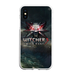 Чехол для iPhone XS Max матовый с принтом The Witcher 3 Wild Hunt , Силикон | Область печати: задняя сторона чехла, без боковых панелей | wild hunt | witcher | арбалет | ведьмак 3 | геральт | дикая | магия | охота | сказка | сфера | фэнтези | цири