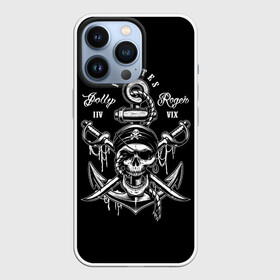 Чехол для iPhone 13 Pro с принтом Pirates ,  |  | b | pirates | robbers | sea | skull | бандана | веселый | графика | иллюстрация | канат | картинка | кости | логотип | мода | морские | надпись | оружие | пираты | платок | разбойники | рисунок | роджер | сабли | стиль