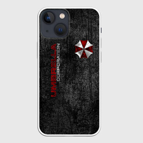 Чехол для iPhone 13 mini с принтом Umbrella corporation ,  |  | biohazard | evil | project alice | r.p.d | resident | амбрелла | вирус g | вирус т | грандж | зомби | зонт | йовович | клэр | леон | милла | обитель зла | умбрелла | элис