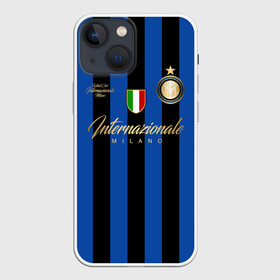 Чехол для iPhone 13 mini с принтом Интер Милан ,  |  | Тематика изображения на принте: biscione | football club internazionale milano | inter | interista | internazionale | nerazzurri | змеи | интер | интер милан | интериста | интернационале | италия | серия а | форма | футбол | футболист | футбольная | футбольный клуб