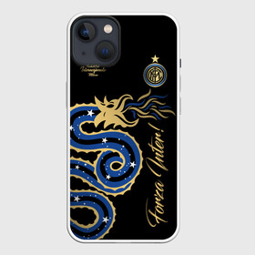 Чехол для iPhone 13 с принтом Интер Милан ,  |  | biscione | football club internazionale milano | inter | interista | internazionale | nerazzurri | змеи | интер | интер милан | интериста | интернационале | италия | серия а | форма | футбол | футболист | футбольная | футбольный клуб