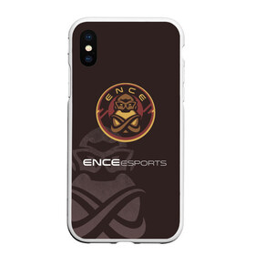 Чехол для iPhone XS Max матовый с принтом ence esports , Силикон | Область печати: задняя сторона чехла, без боковых панелей | Тематика изображения на принте: cs:go | cybersport | киберспорт | турнир | финляндия | фины